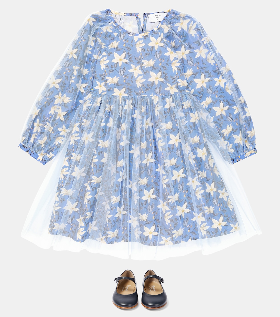 Floral tulle dress  | Paade Mode