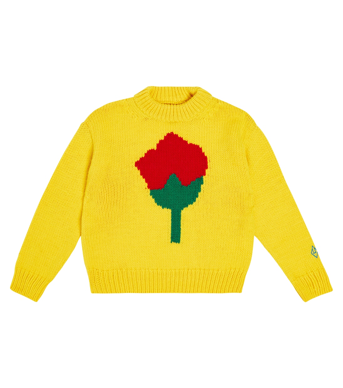 Bull intarsia wool sweater | The Animals Observatory