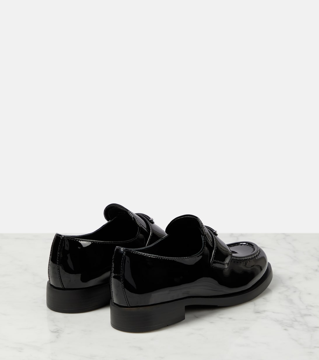 Loafers aus Lackleder | Prada