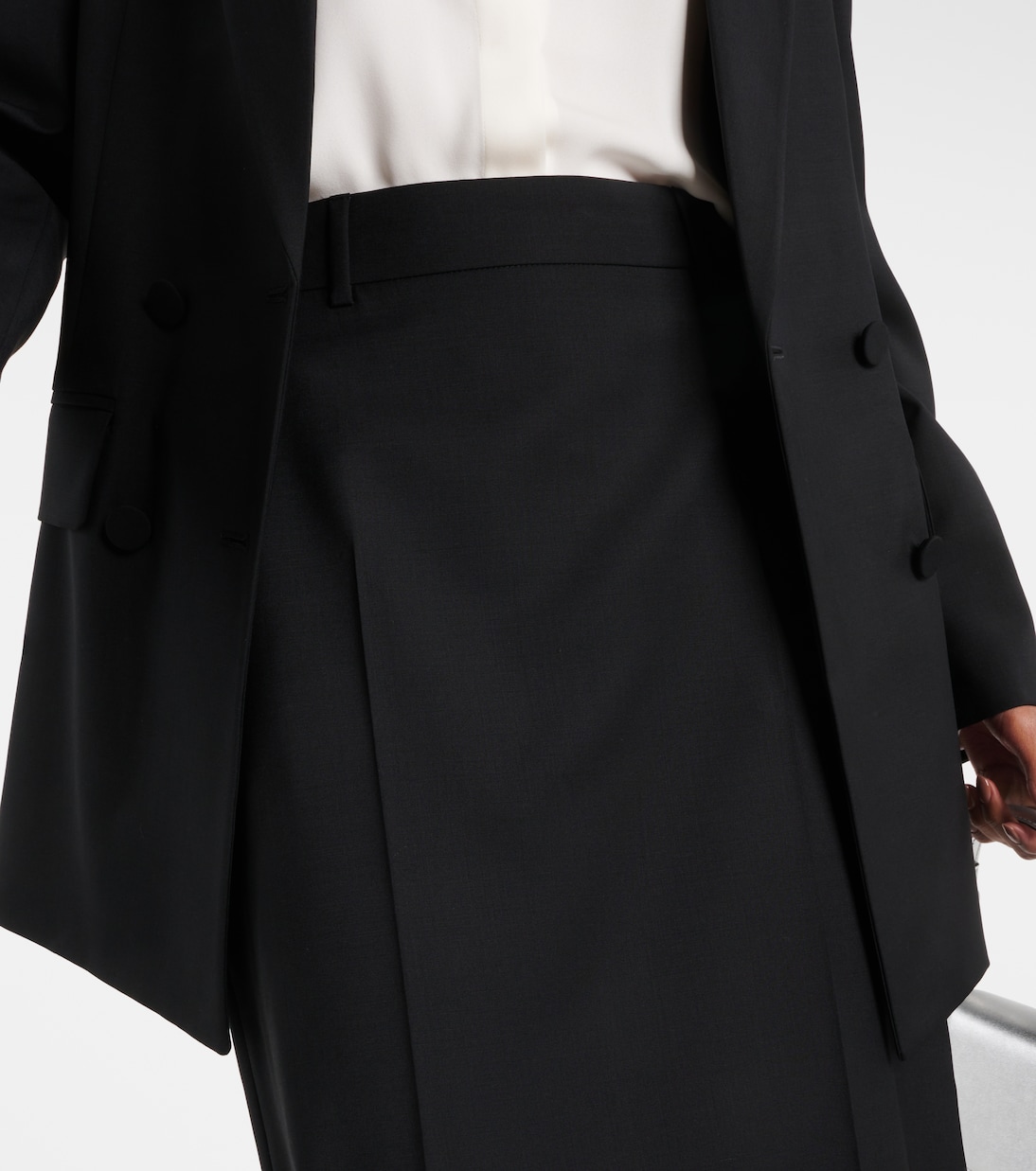 Maxirock aus einem Wollgemisch | Valentino