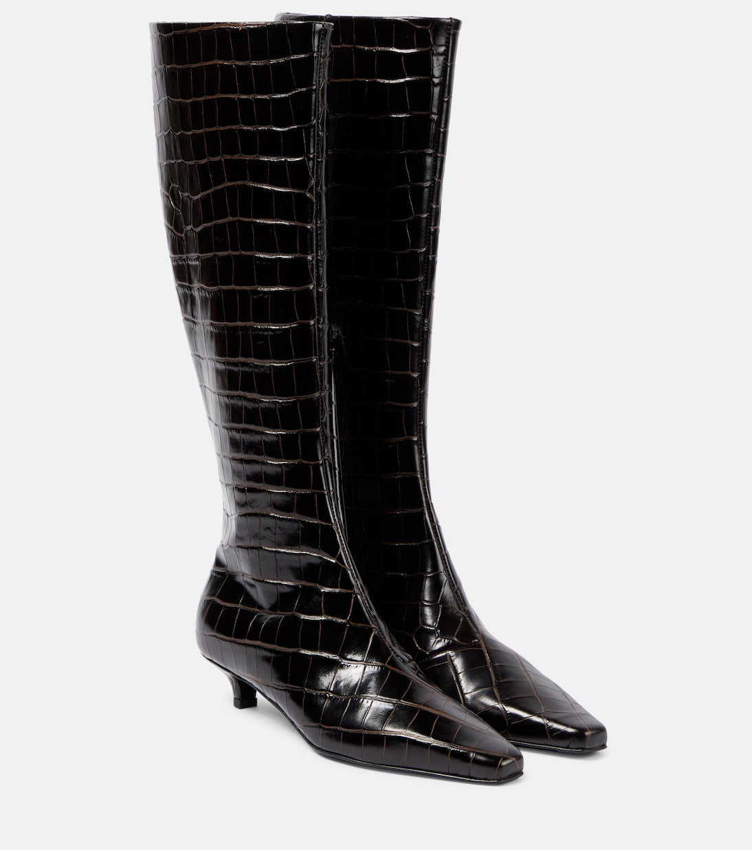 Leather knee-high boots | Toteme