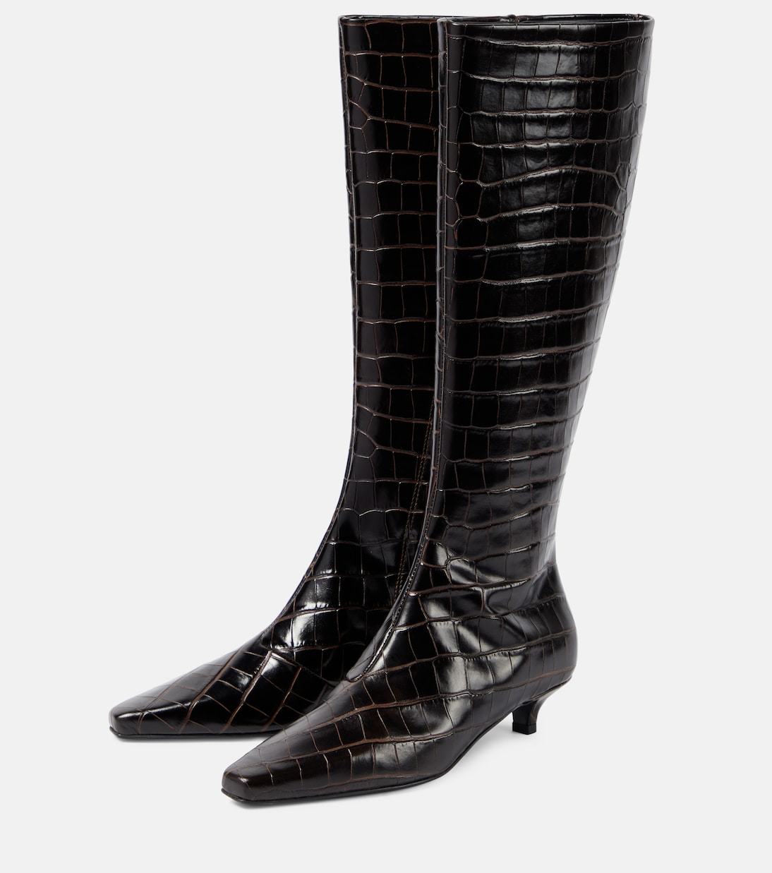 Leather knee-high boots | Toteme