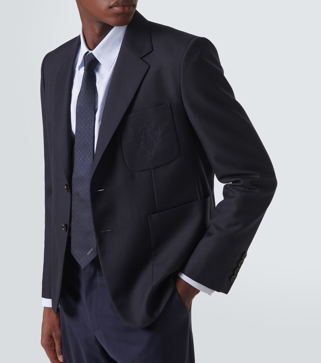 Blazer Gucci Liftboy aus Drill | Gucci