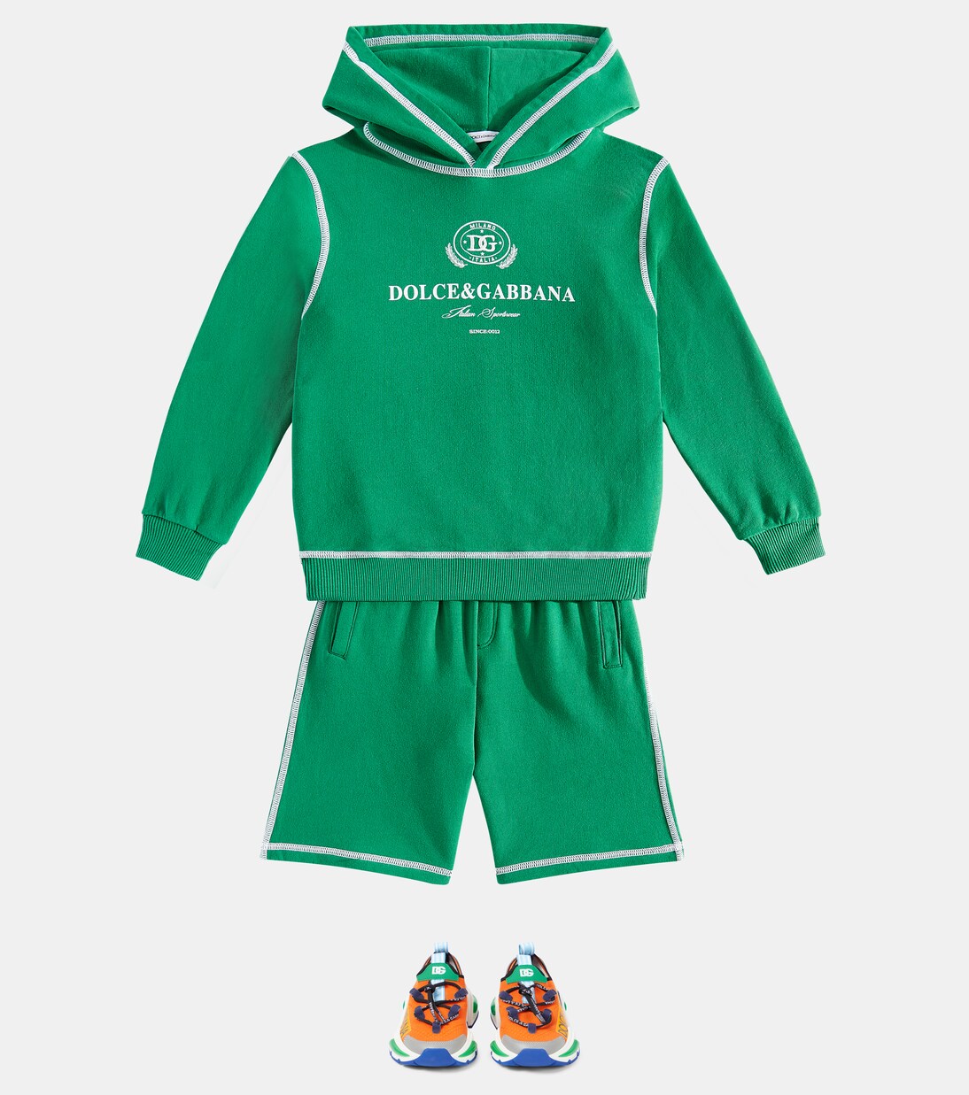 Logo cotton hoodie | Dolce&Gabbana Kids