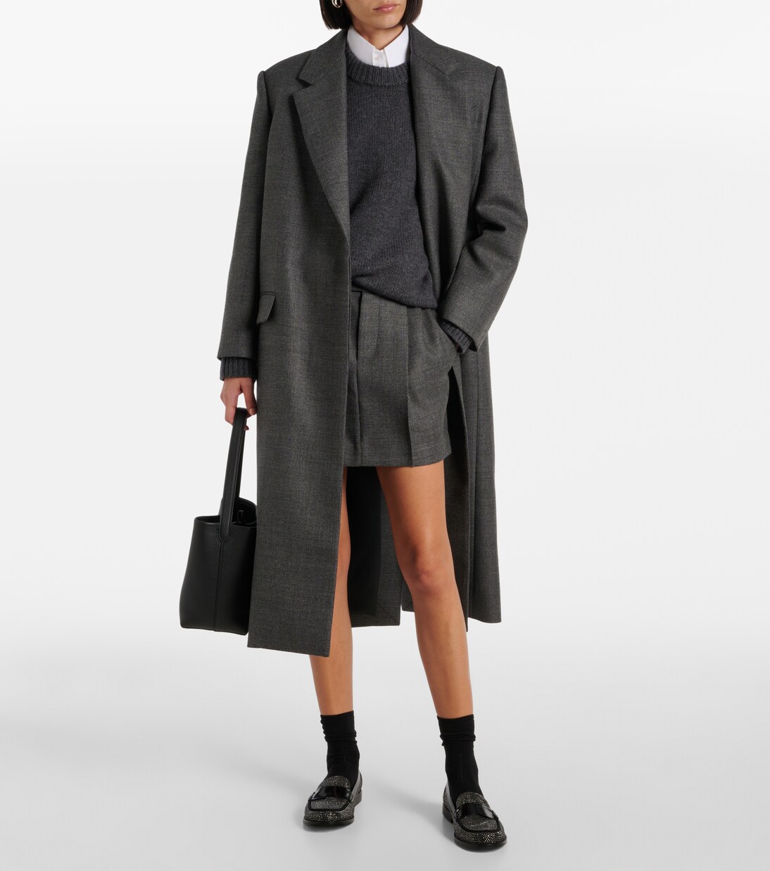 Loafers Roy aus Leder mit Kristallen | Clergerie