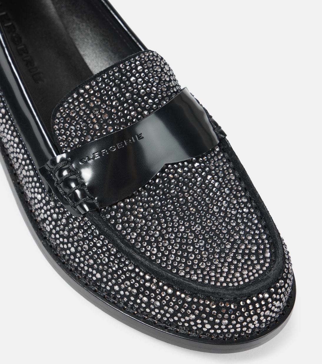 Loafers Roy aus Leder mit Kristallen | Clergerie