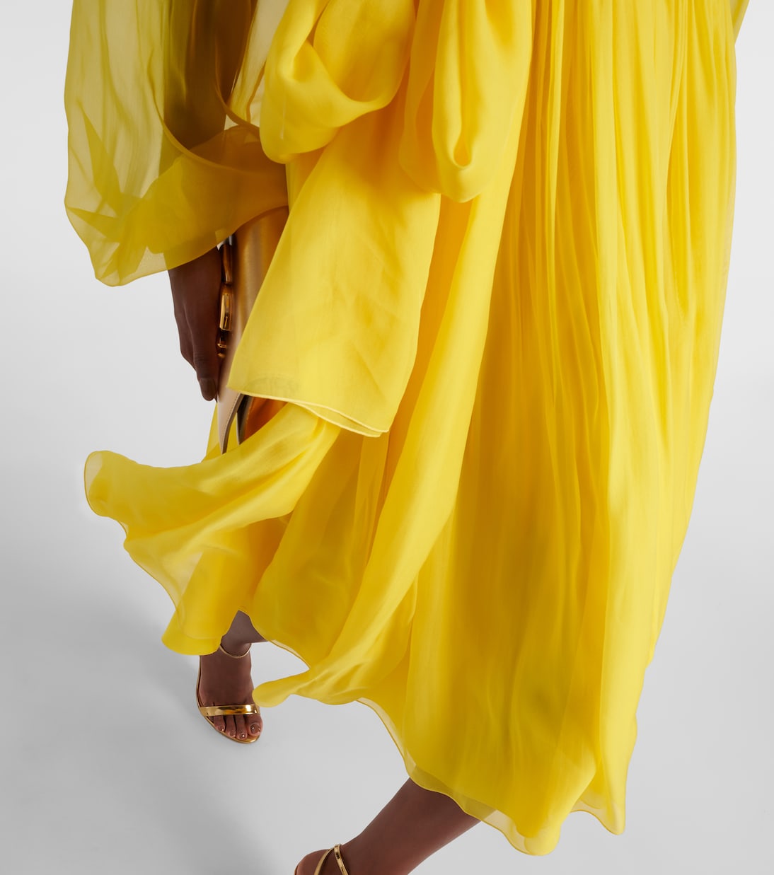 Robe midi en soie | Dolce&Gabbana