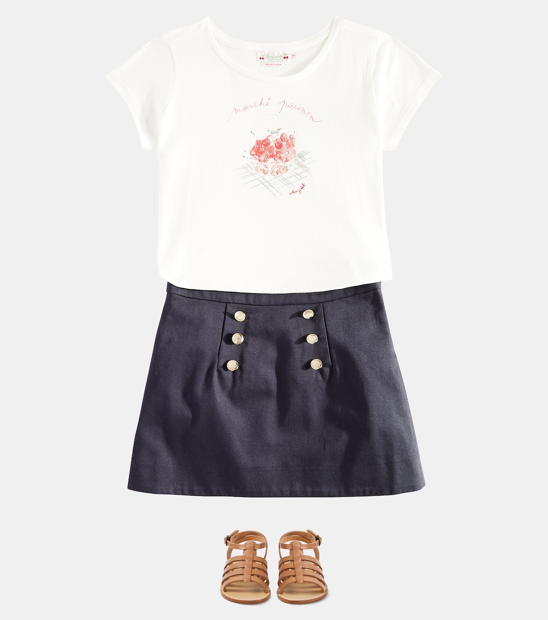 Alcala printed cotton jersey T-shirt | Bonpoint