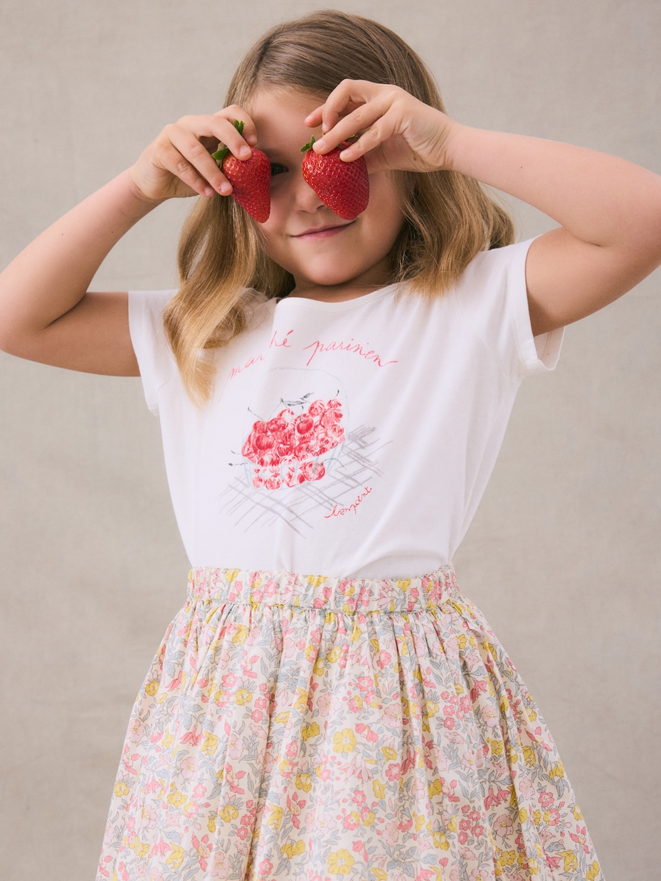 Alcala printed cotton jersey T-shirt | Bonpoint