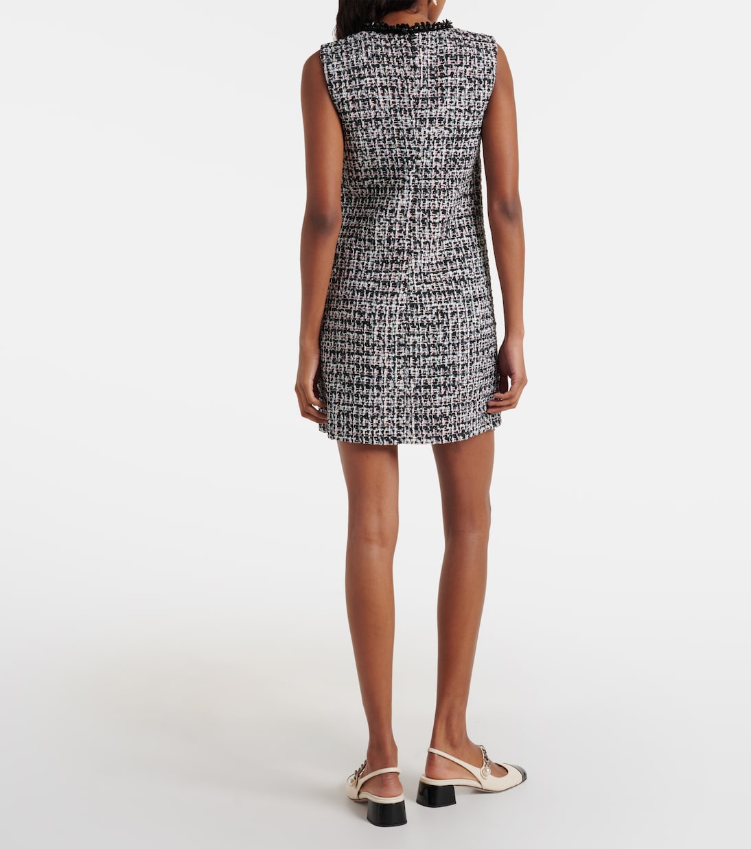 Miniabito in bouclé con applicazioni | Self-Portrait