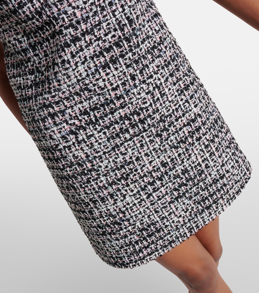 Miniabito in bouclé con applicazioni | Self-Portrait