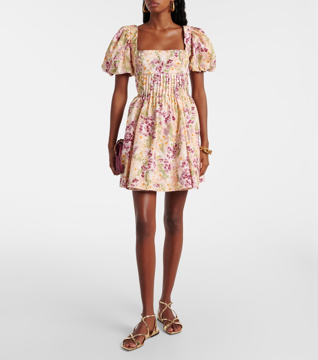 Robe Caramelo Florecer en coton | Agua by Agua Bendita