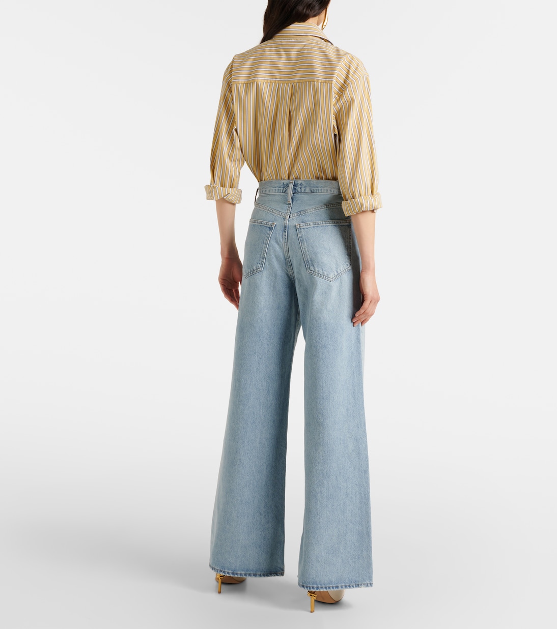 High-Rise Wide-Leg Jeans Dame Jean | Agolde