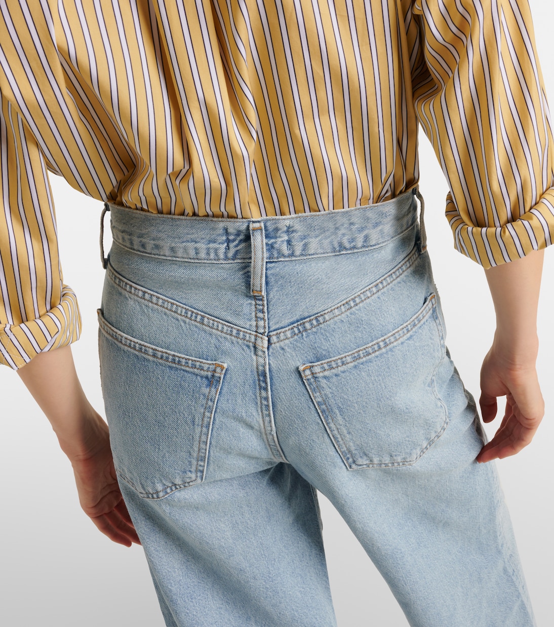 High-Rise Wide-Leg Jeans Dame Jean | Agolde