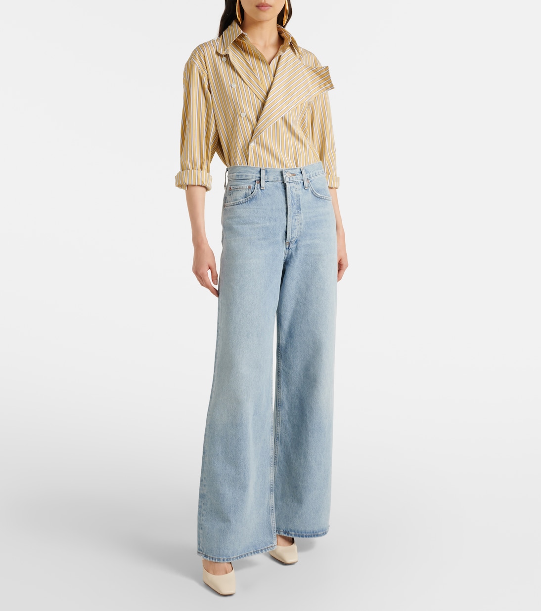 High-Rise Wide-Leg Jeans Dame Jean | Agolde