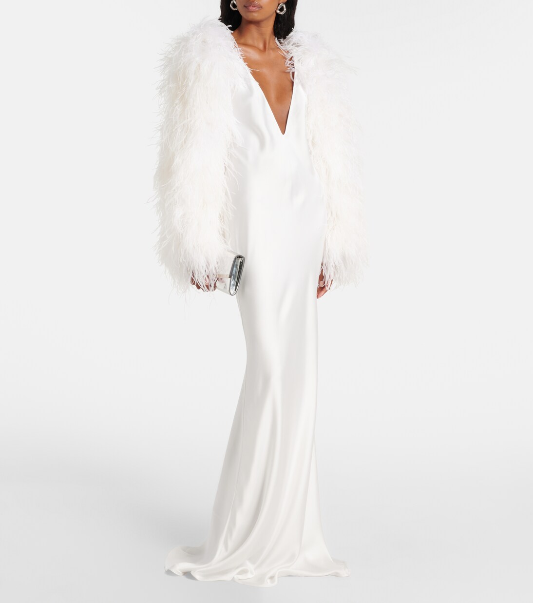 Robe longue en satin | The New Arrivals Ilkyaz Ozel