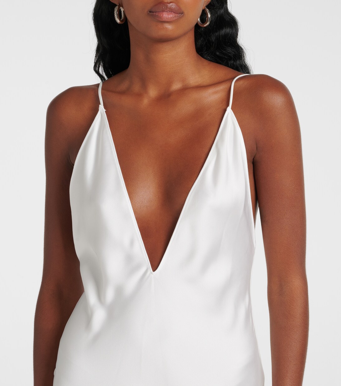 Robe longue en satin | The New Arrivals Ilkyaz Ozel