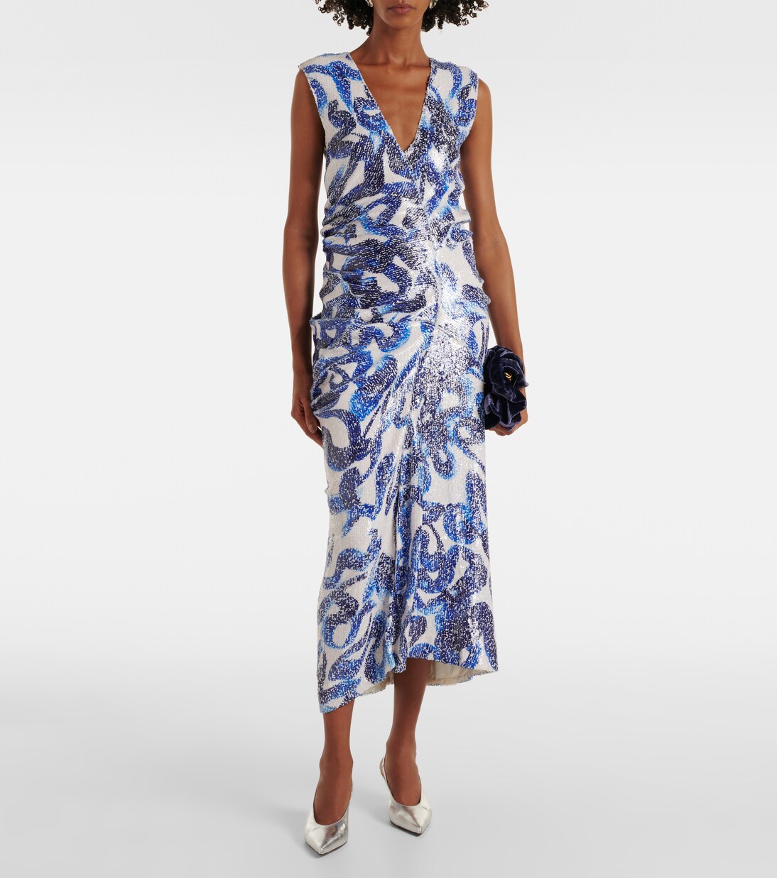 Midikleid mit Pailletten | Dries Van Noten