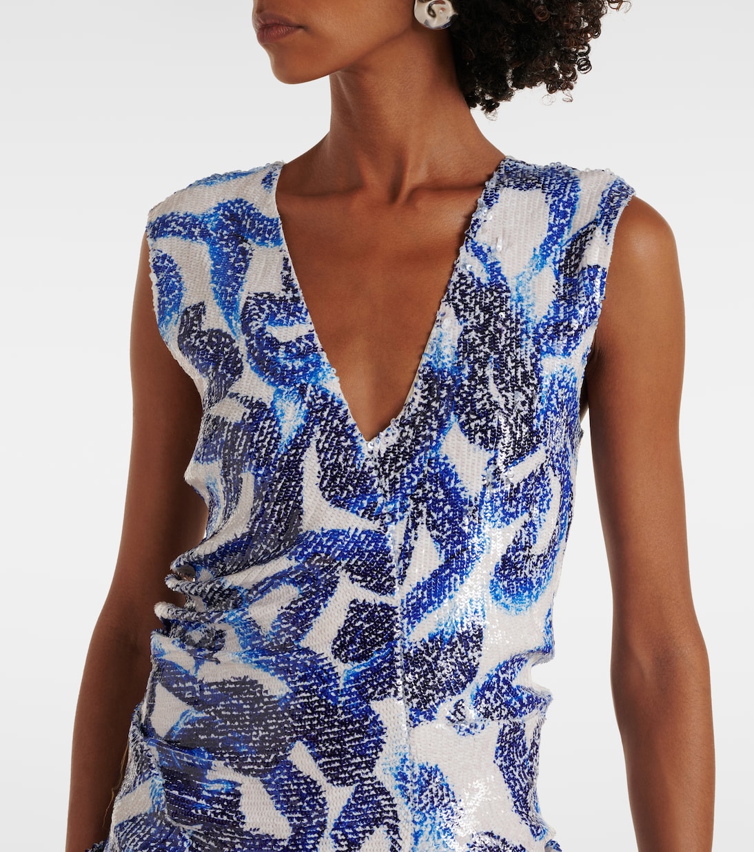 Midikleid mit Pailletten | Dries Van Noten