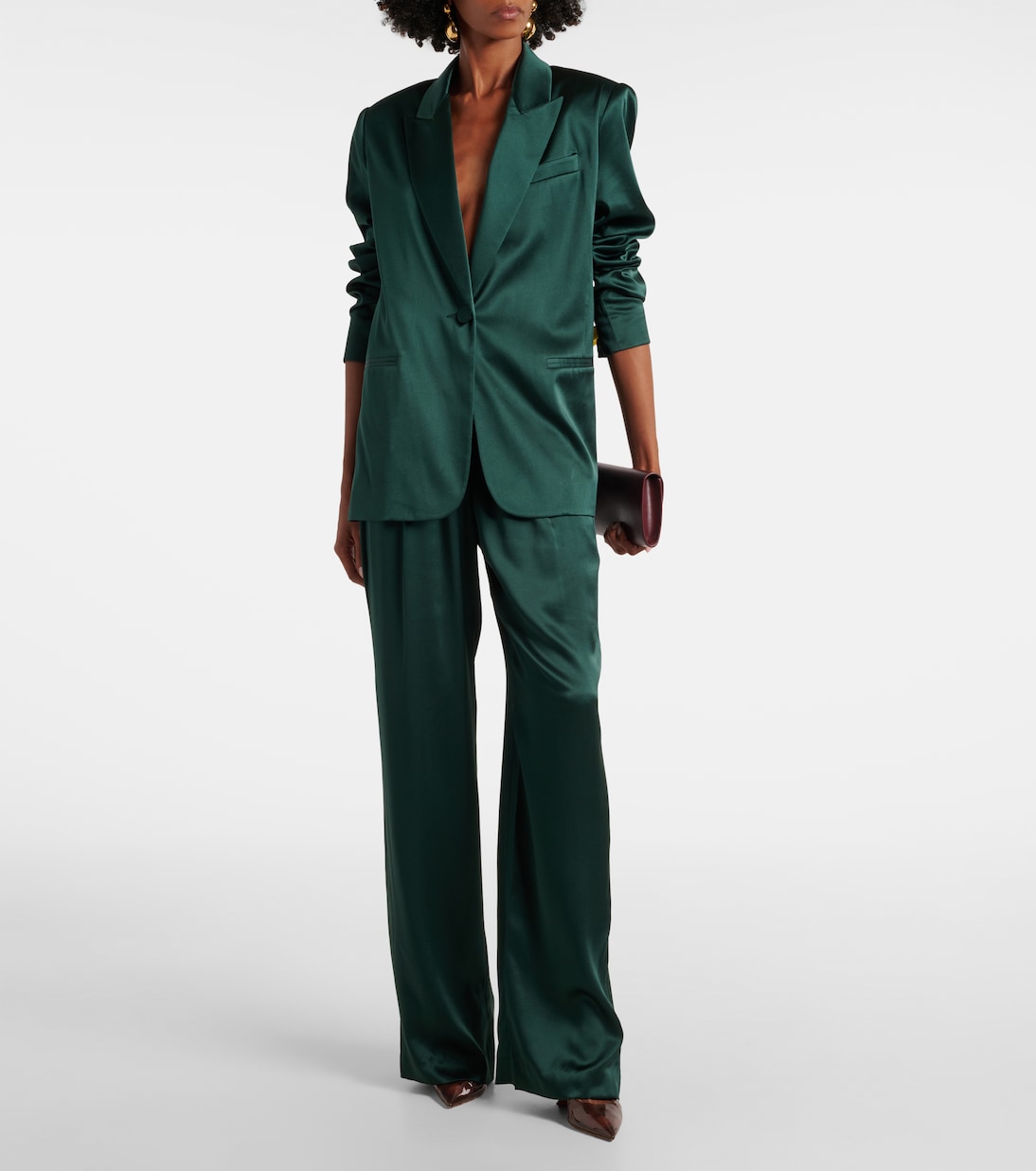 Pantalon ample en soie | The Sei