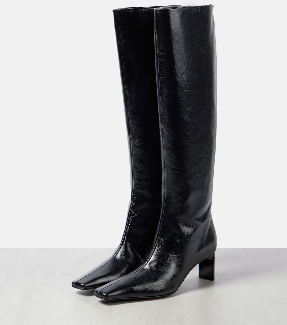 Ona 55 leather knee-high boots | Khaite