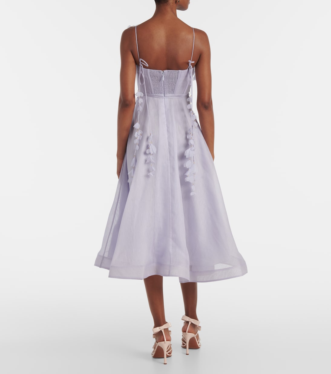 Natura linen and silk corset dress | Zimmermann