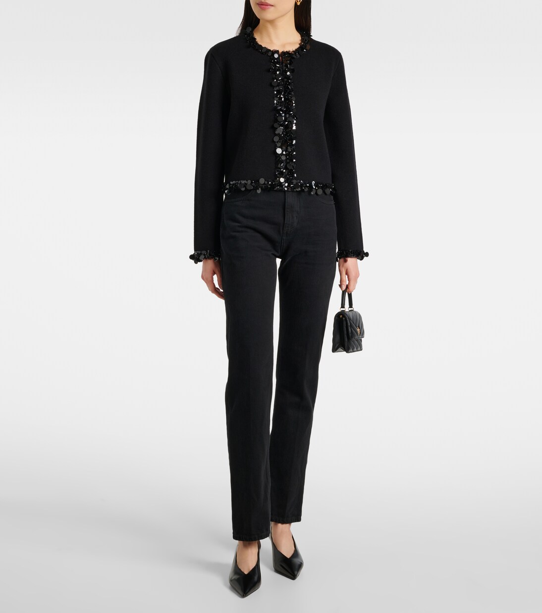 Cardigan Kendra mit Pailletten | Tory Burch