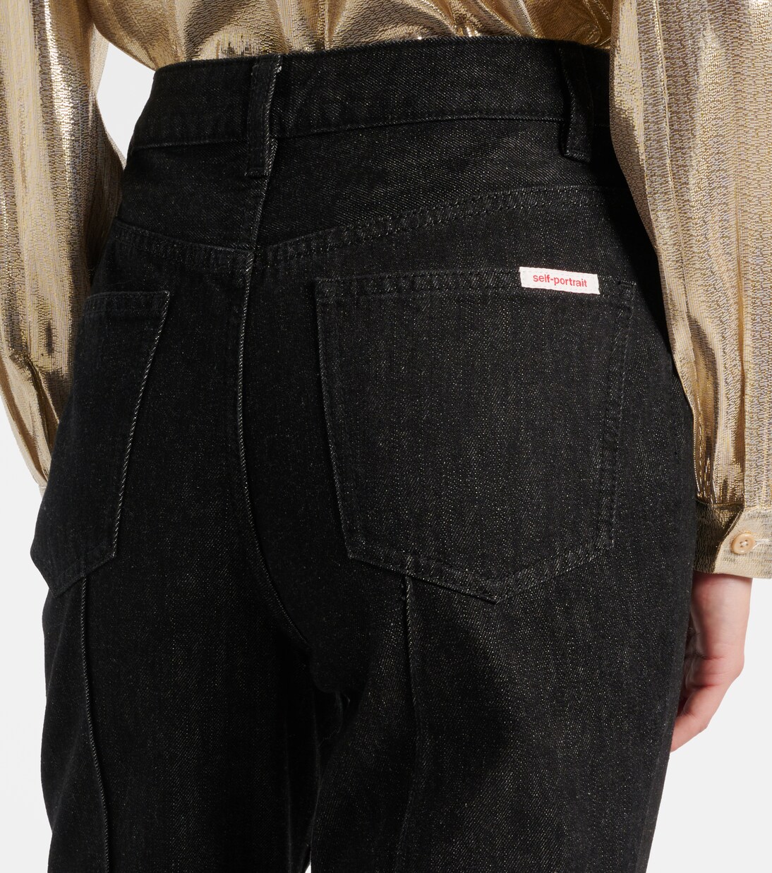 High-Rise Flared Jeans | Self-Portrait