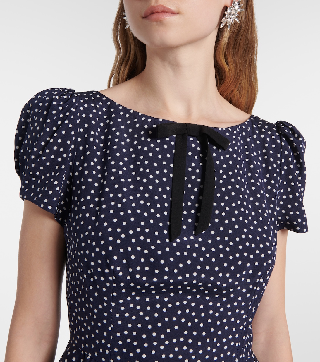 Midikleid aus Seide | Alessandra Rich