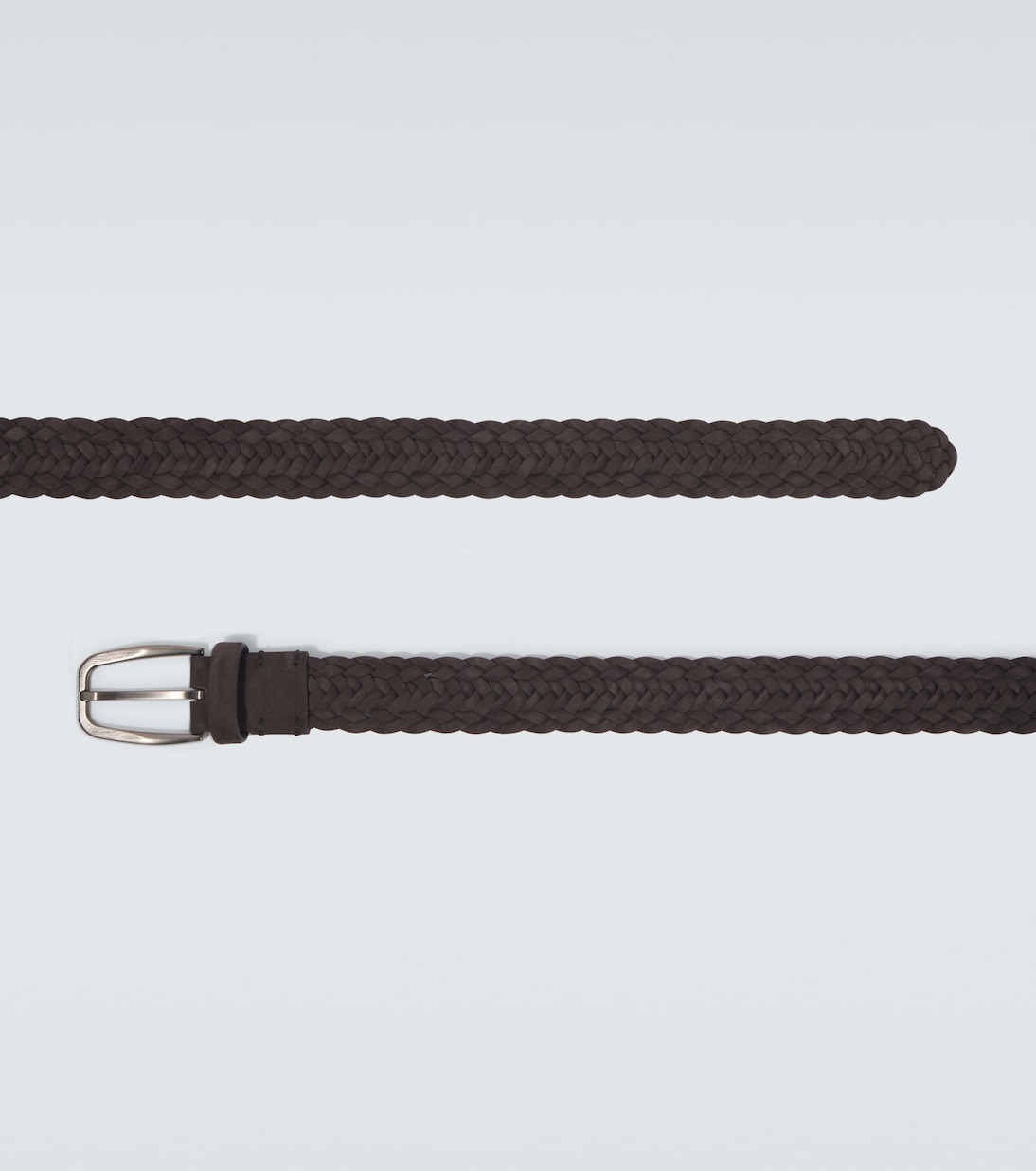 Braided leather belt | Zegna