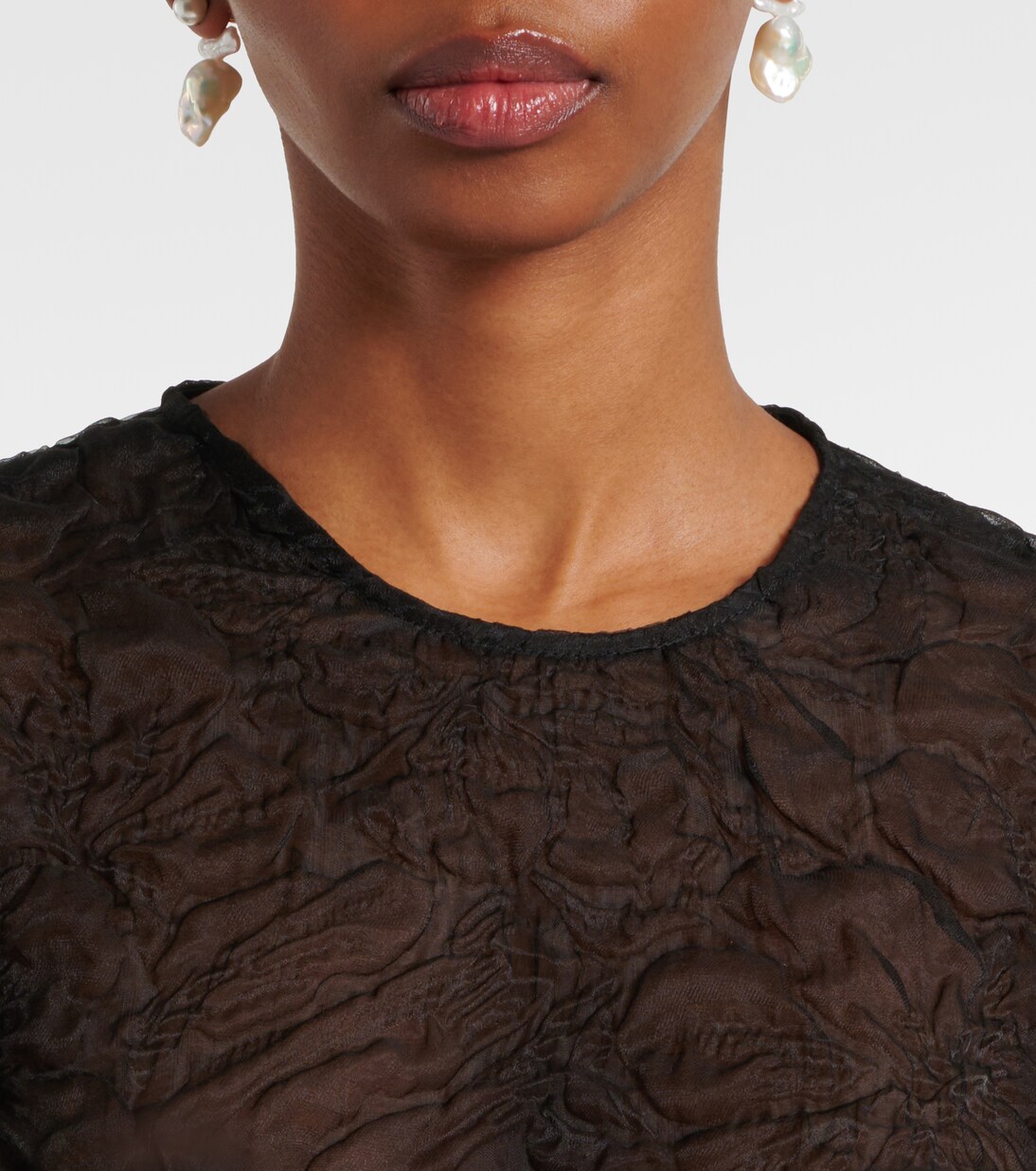 Robe midi à manches bouffantes | Simone Rocha