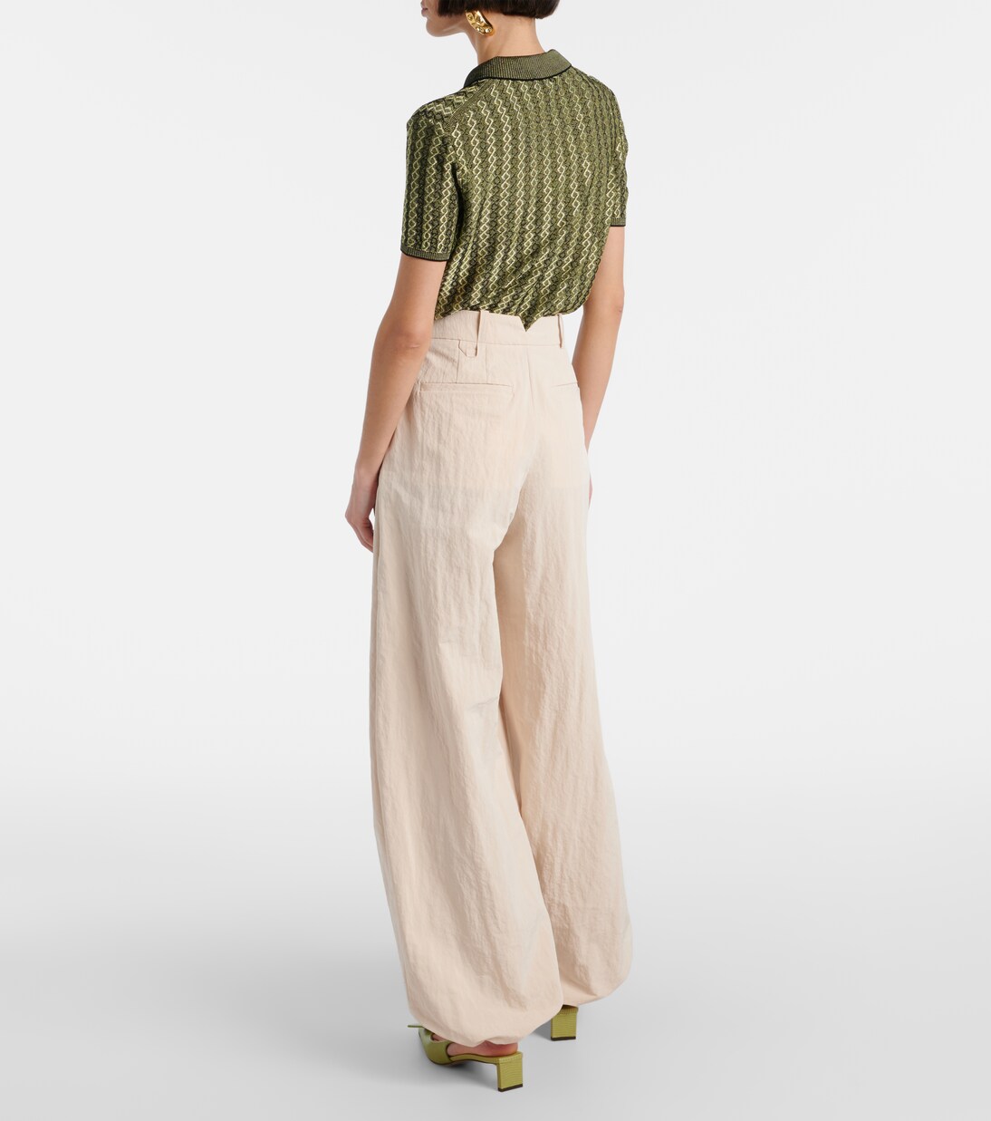 Weite Mid-Rise-Hose Calisson | Jacquemus