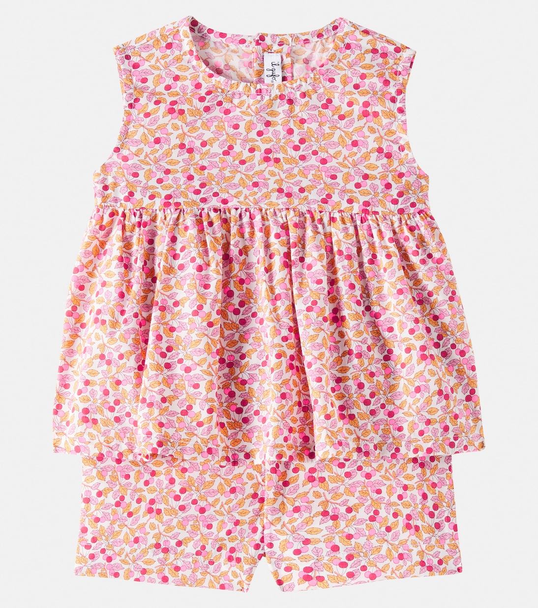 Baby cotton shirt and shorts set  | Il Gufo