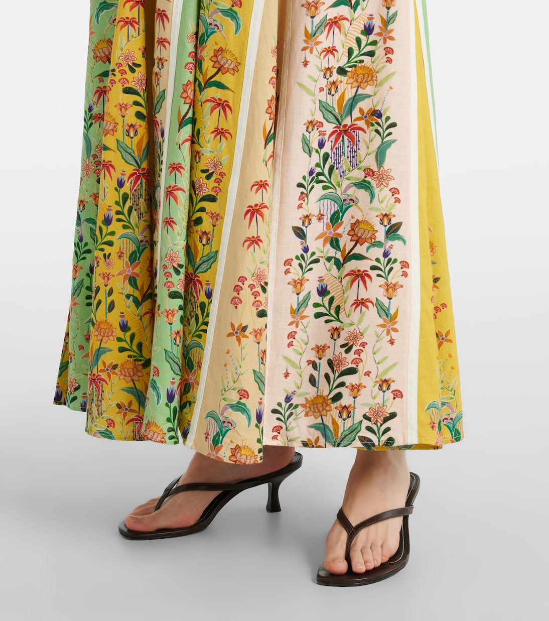 Maxikleid aus einem Leinengemisch | Farm Rio