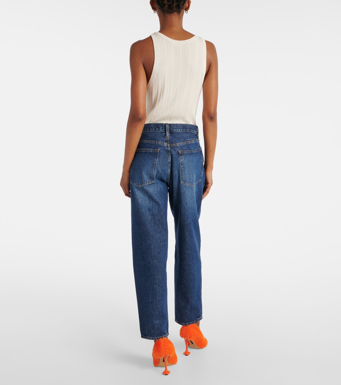 High-Rise Wide-Leg Jeans The Candle | Frame