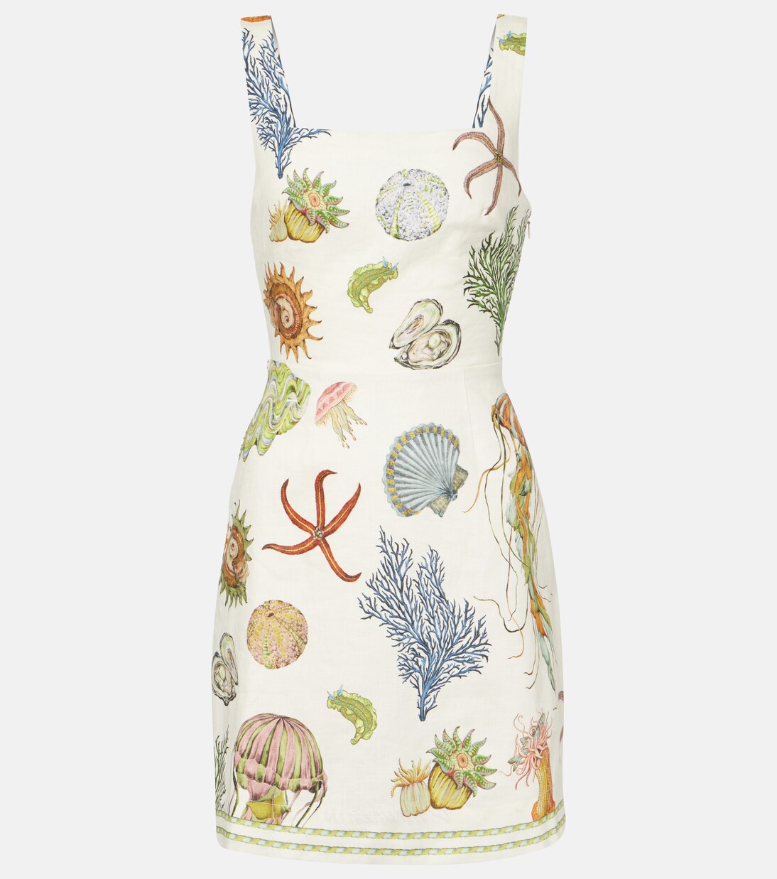 Sea linen minidress | Alémais