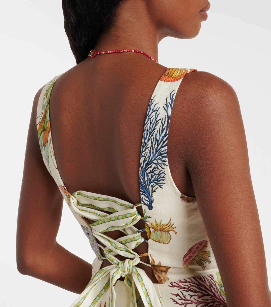 Sea linen minidress | Alémais