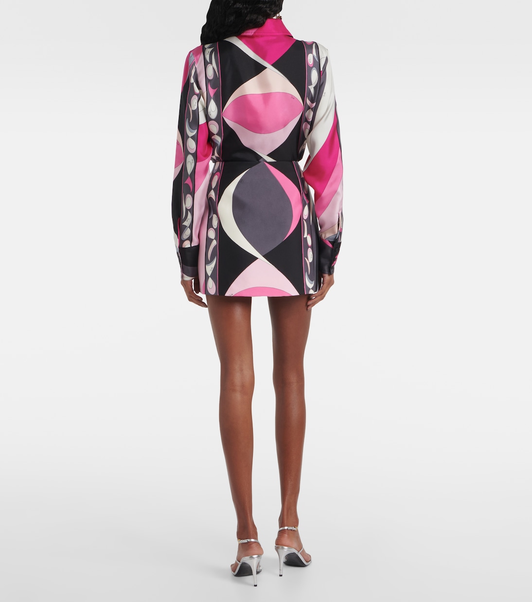 Minirock Pesci aus Seiden-Twill | Pucci