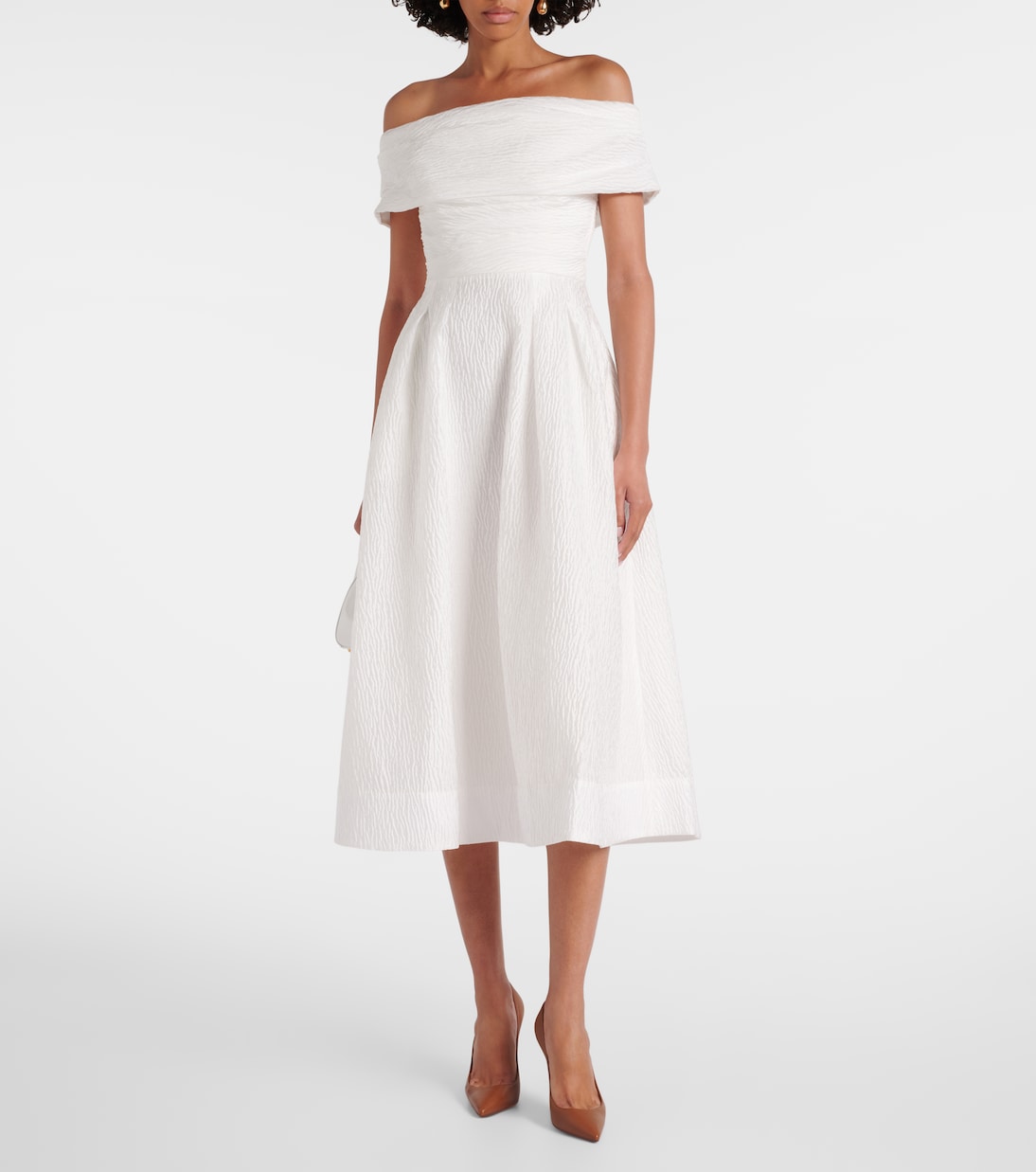 Off-Shoulder-Midikleid Adalyn  | Rebecca Vallance