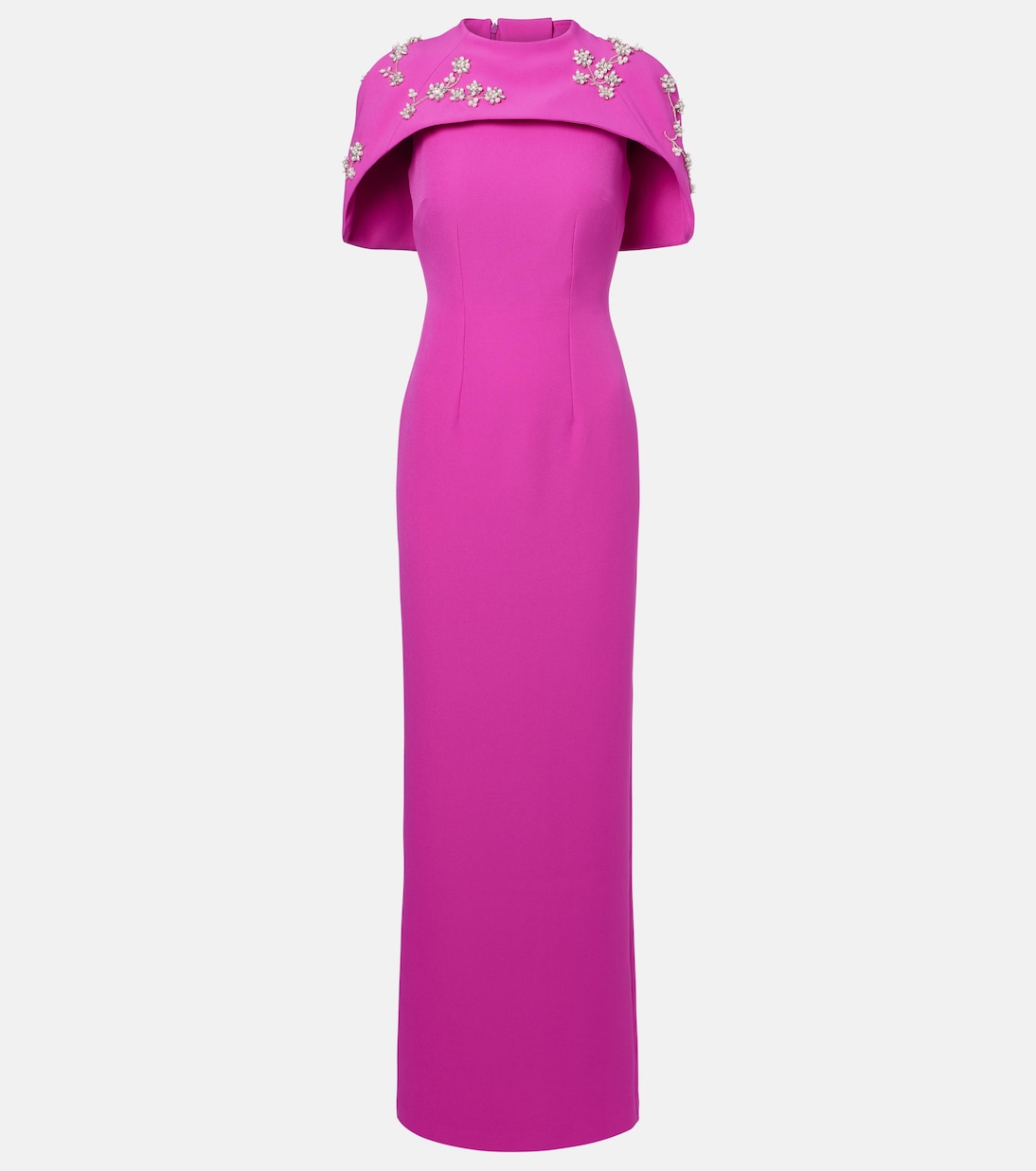 Robe mit Kristallen und Zierperlen | Safiyaa