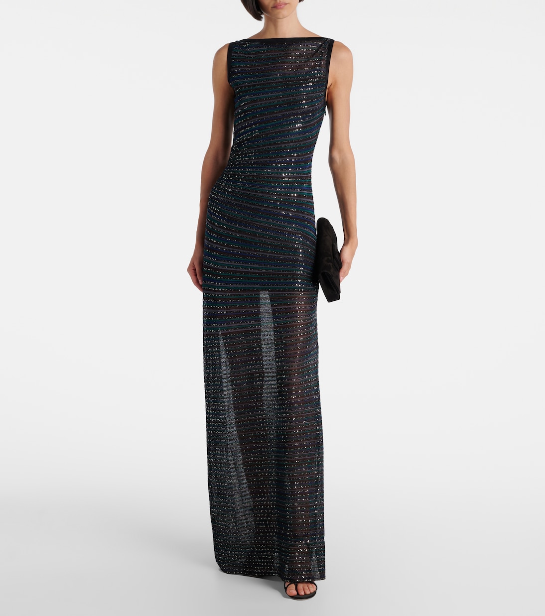 Abito lungo semitrasparente | Missoni