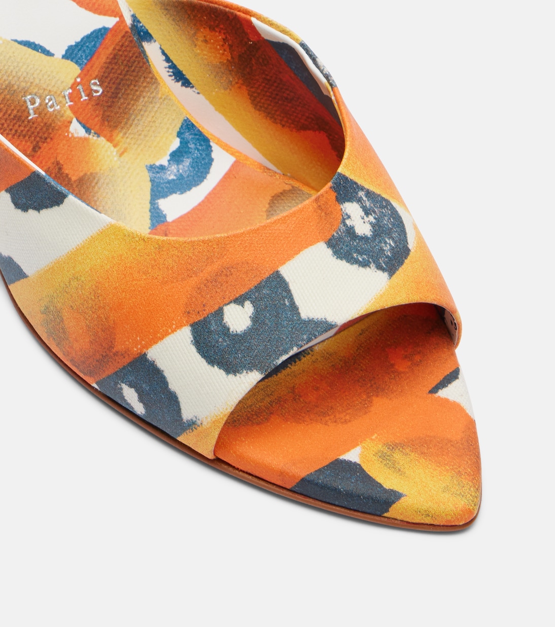 Pantoletten Miss Z 80 aus Canvas | Christian Louboutin