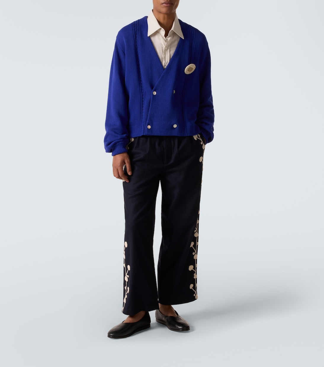 Cotton cardigan | Bode