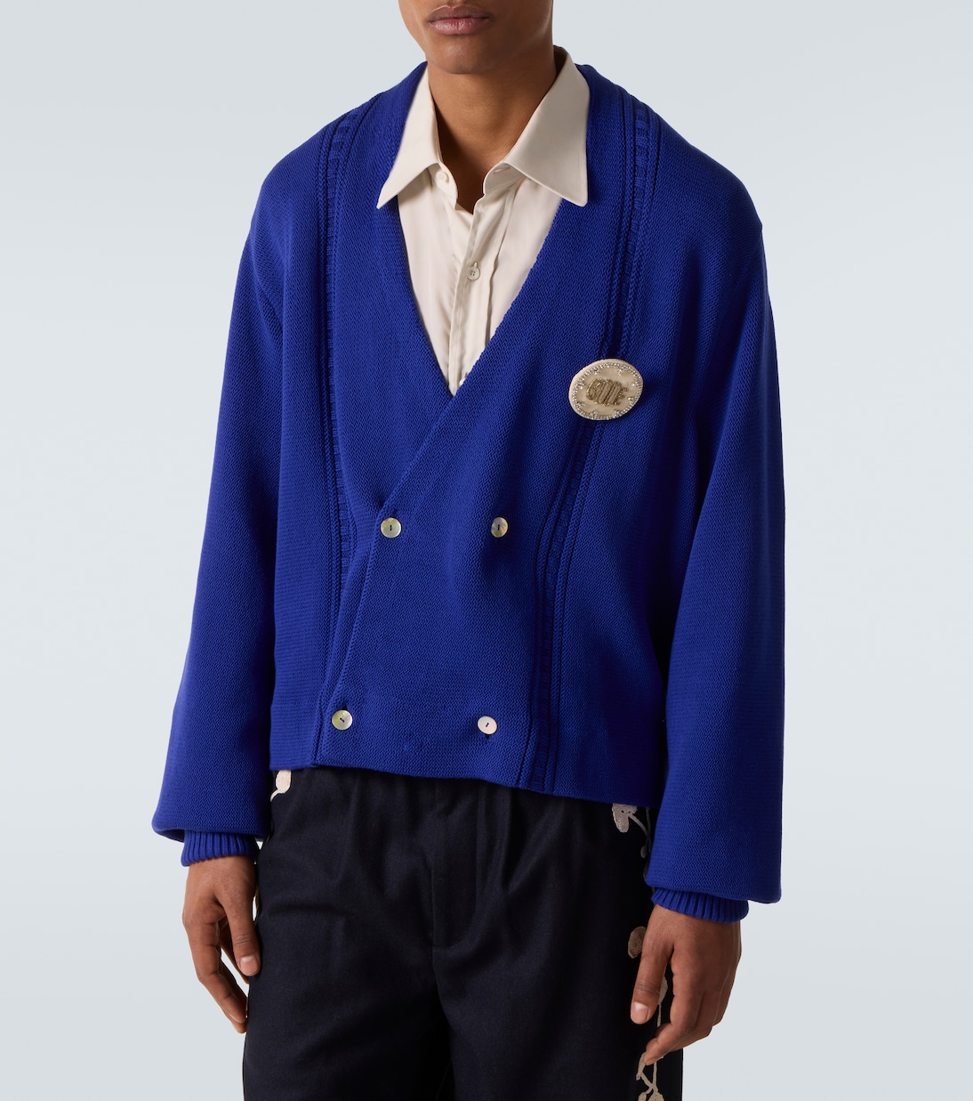 Cotton cardigan | Bode