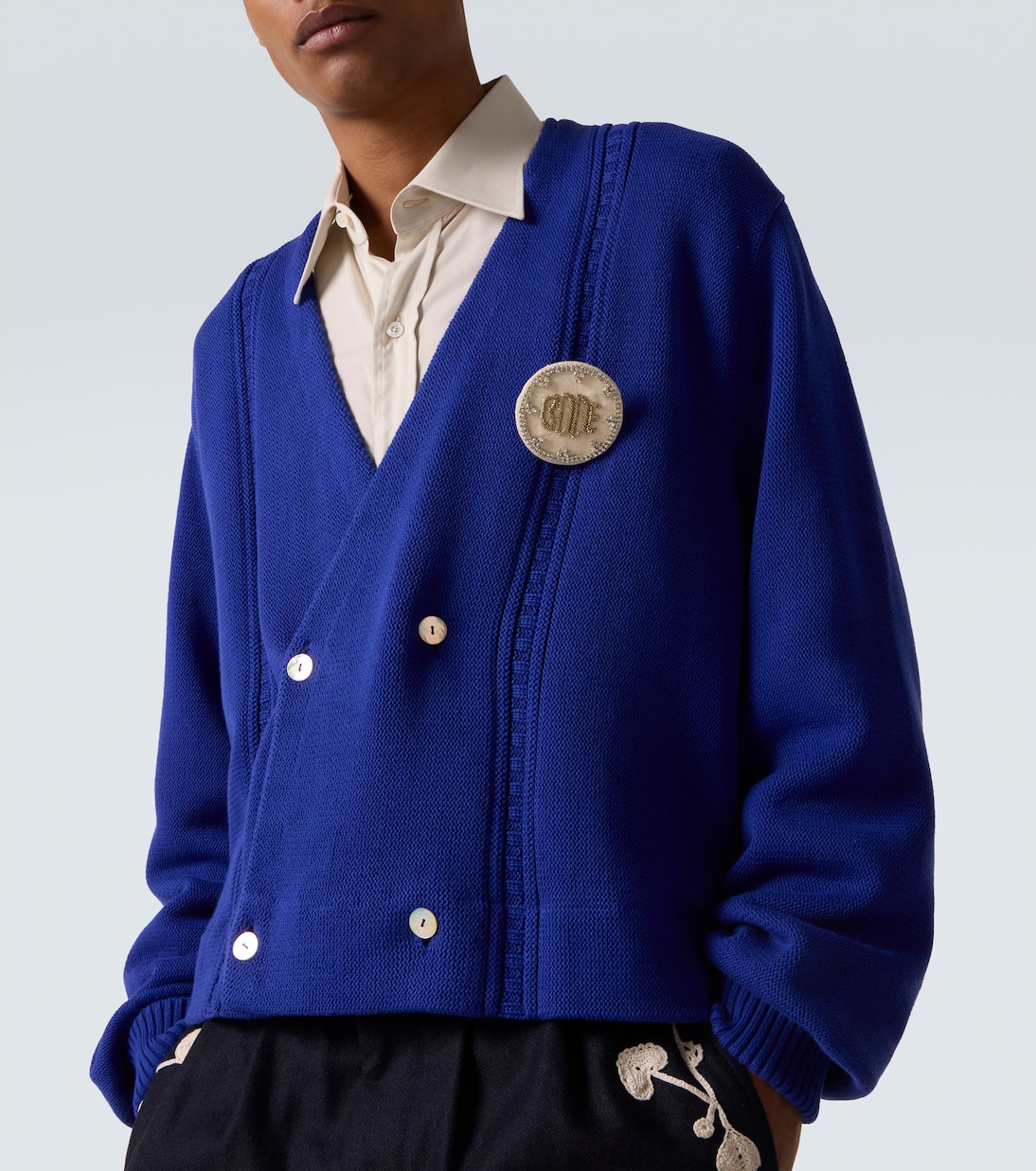 Cotton cardigan | Bode