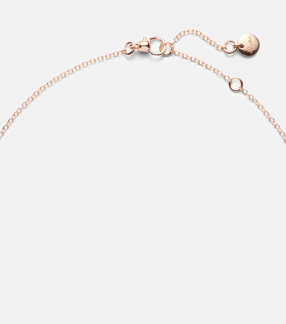 Pomellato Together 18kt rose gold chain necklace with diamonds | Pomellato