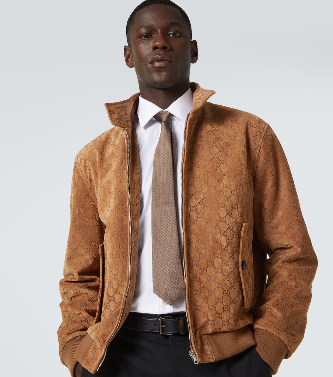 Cravatta in jaquard di seta GG | Gucci