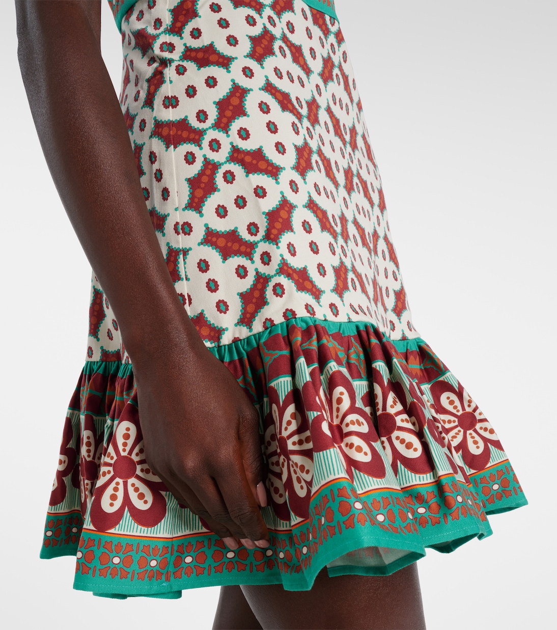 Mini Gingerbread printed minidress | La DoubleJ