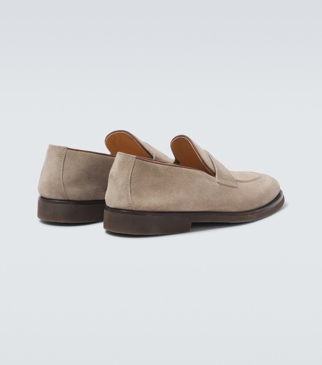 Loafers aus Veloursleder | Brunello Cucinelli