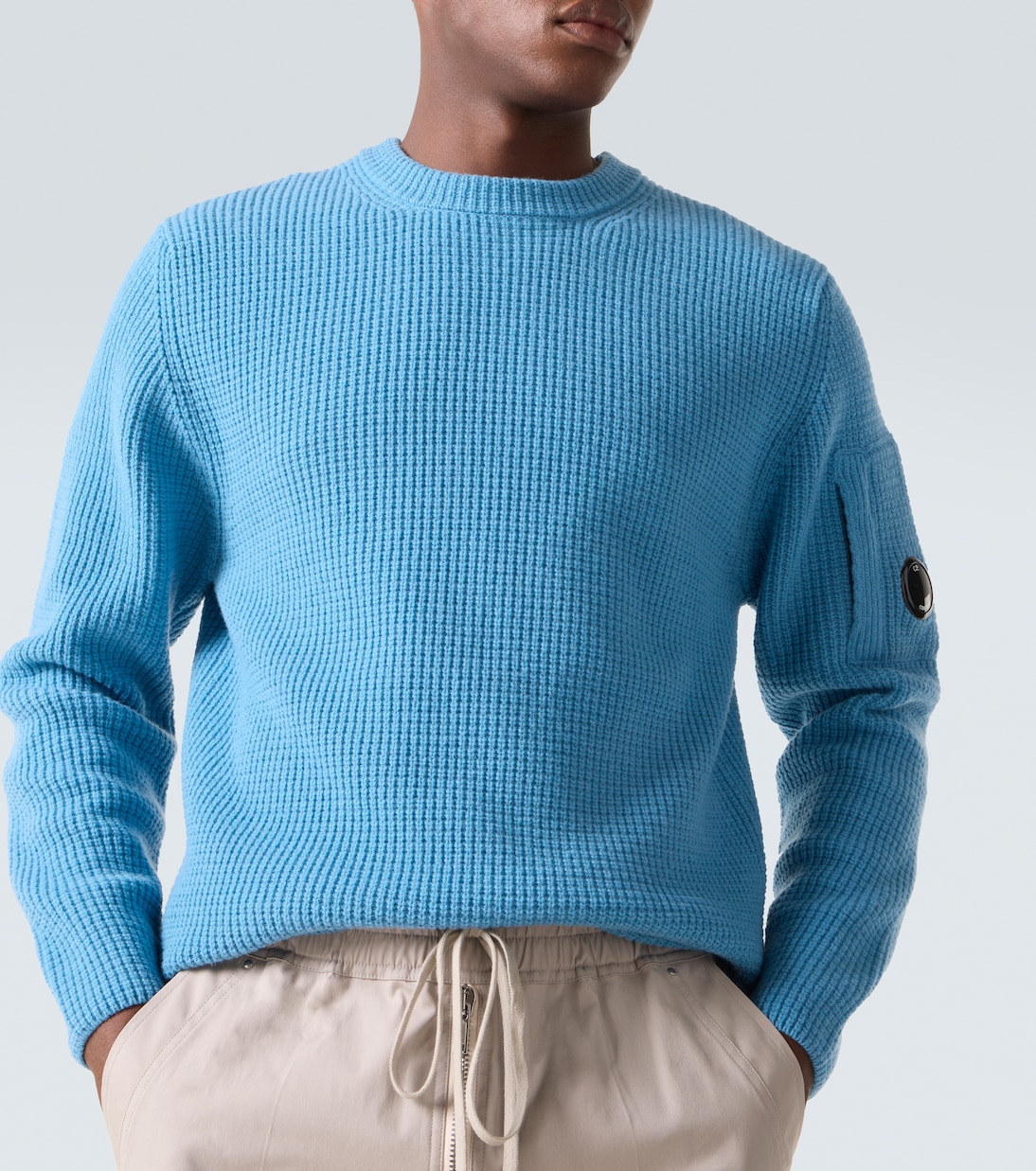 Ribbed-knit wool-blend sweater | C.P. Company